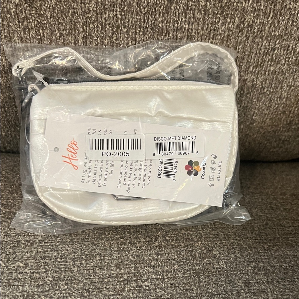 Lug Metallic Diamond Disco pouch